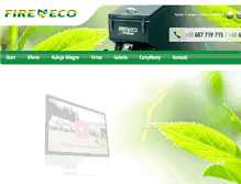 Tablet Screenshot of fireeco.pl